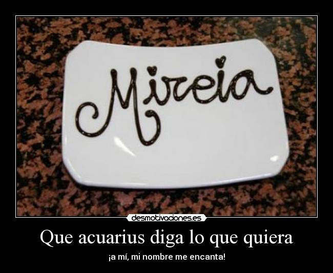 Que acuarius diga lo que quiera - 