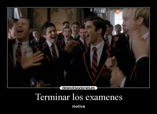 Terminar los examenes - motiva