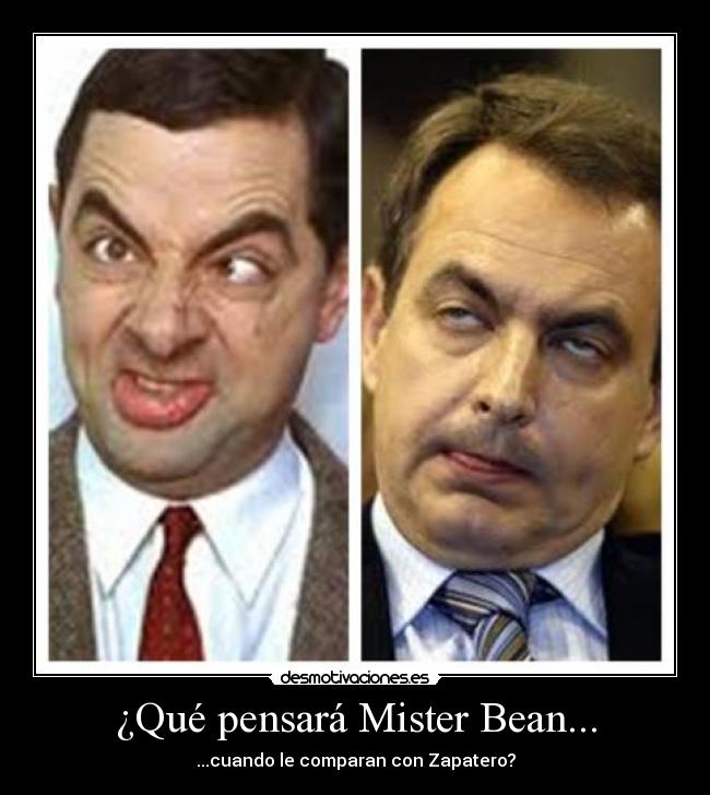 ¿Qué pensará Mister Bean... - 