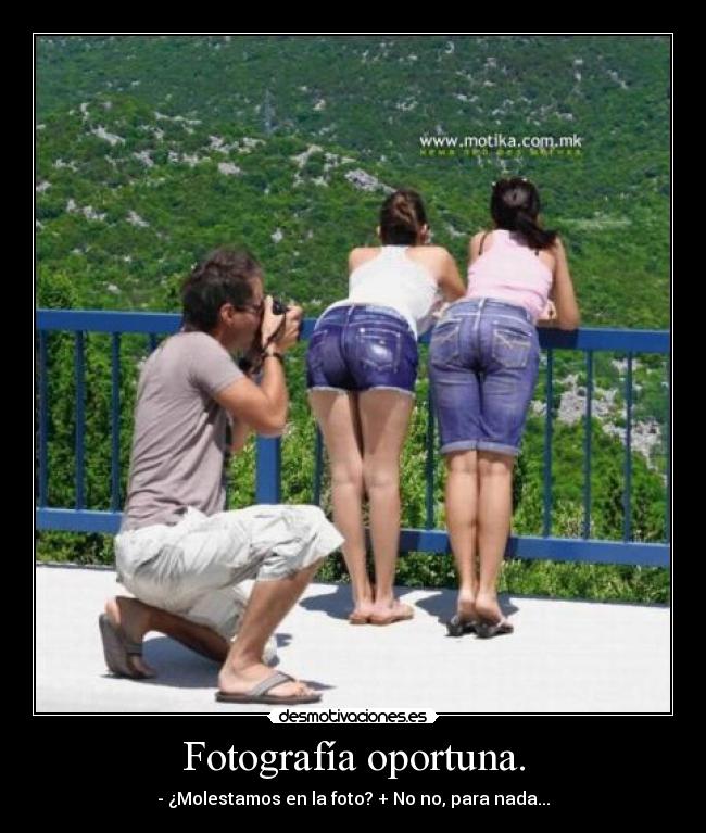 Fotografía oportuna. -