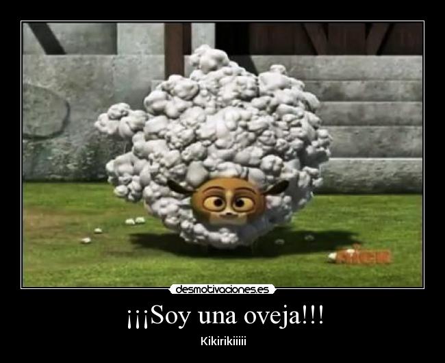 ¡¡¡Soy una oveja!!! -