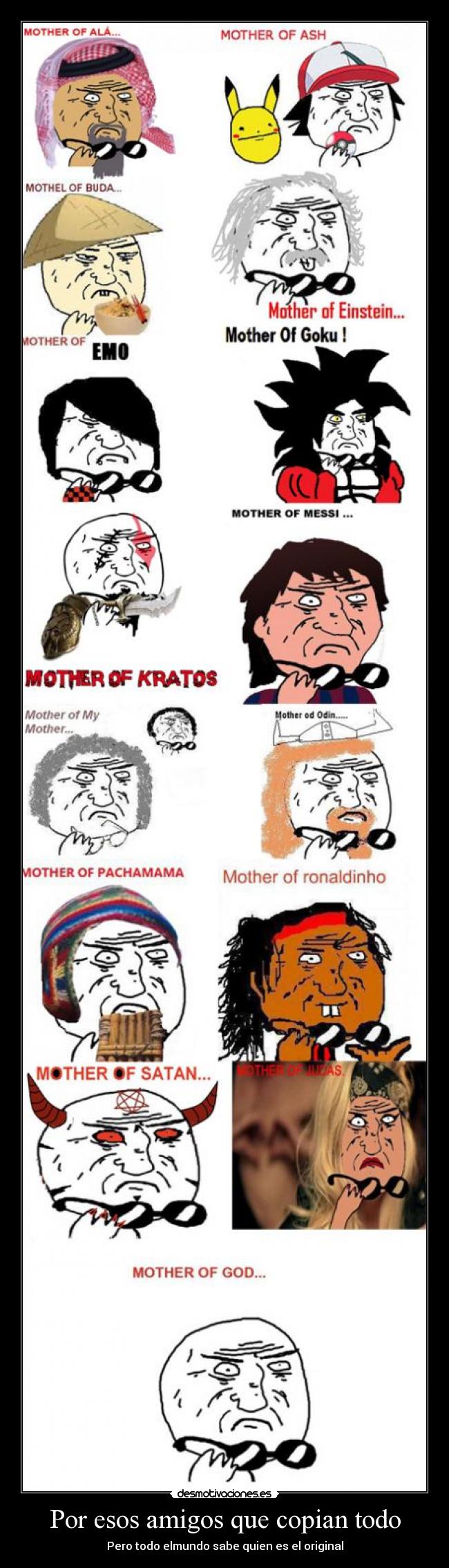 Por esos amigos que copian todo - 