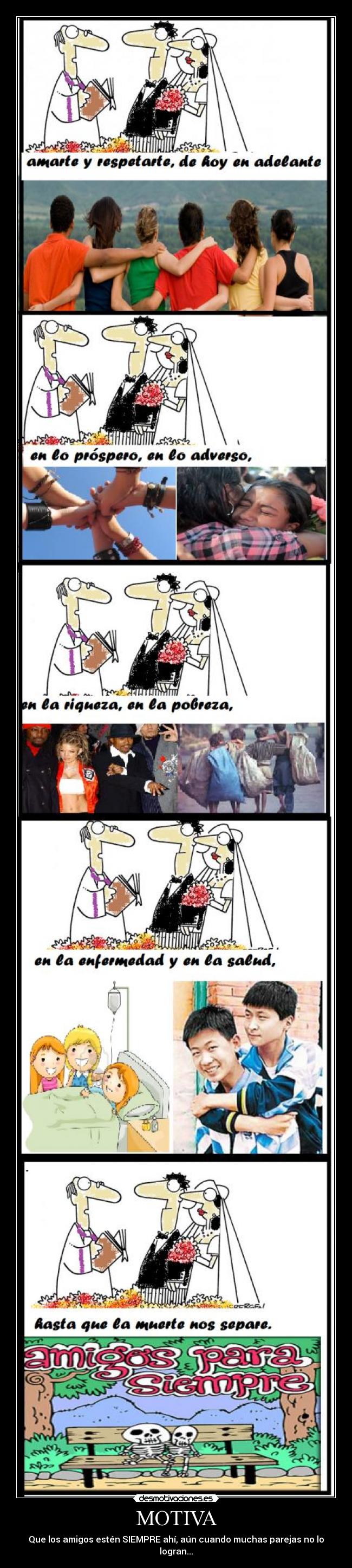 MOTIVA - Que los amigos estén SIEMPRE ahí, aún cuando muchas parejas no lo logran...