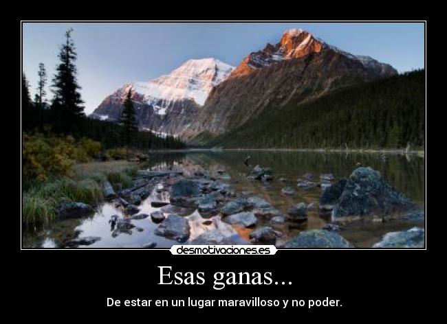 Esas ganas... - 