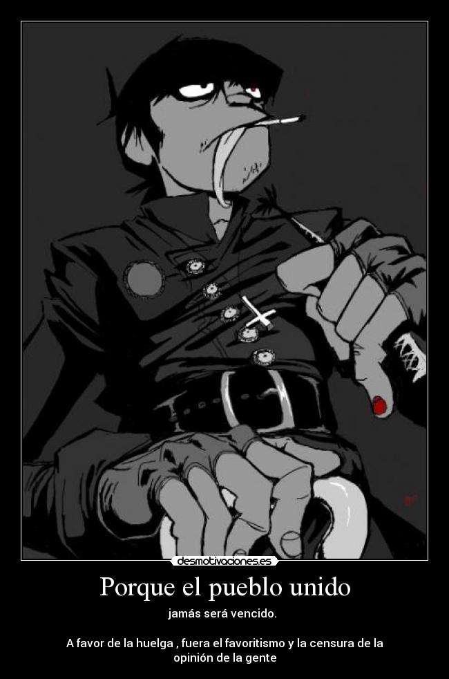 Porque el pueblo unido -