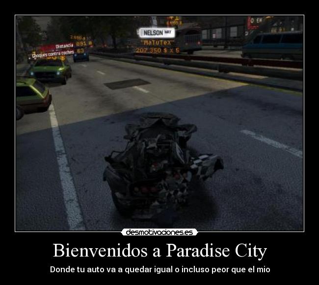 Bienvenidos a Paradise City - Donde tu auto va a quedar igual o incluso peor que el mio