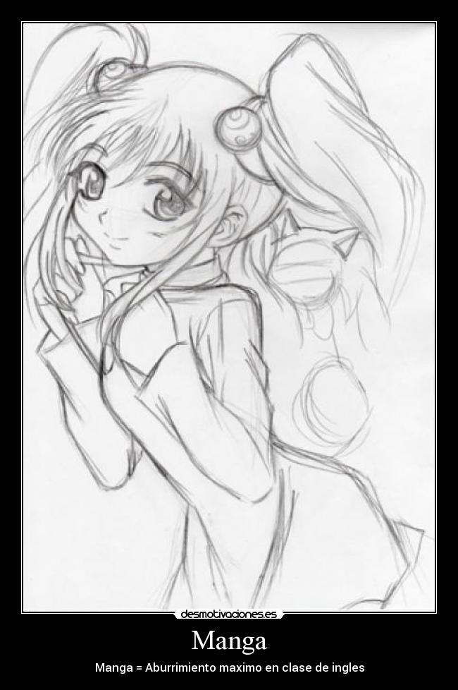 Manga - Manga = Aburrimiento maximo en clase de ingles