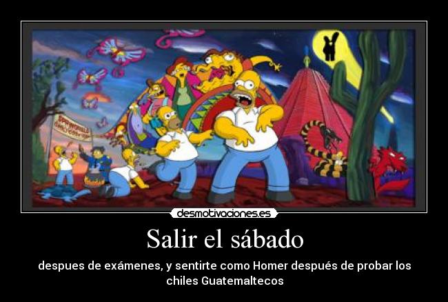 Salir el sábado -