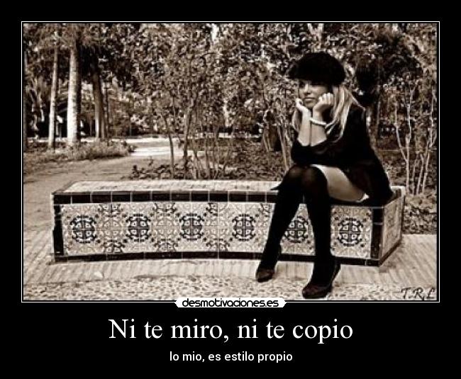 Ni te miro, ni te copio -