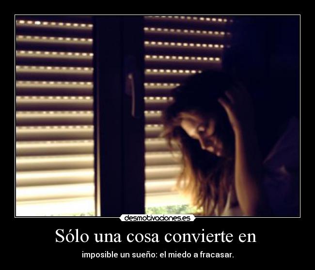 Sólo una cosa convierte en -