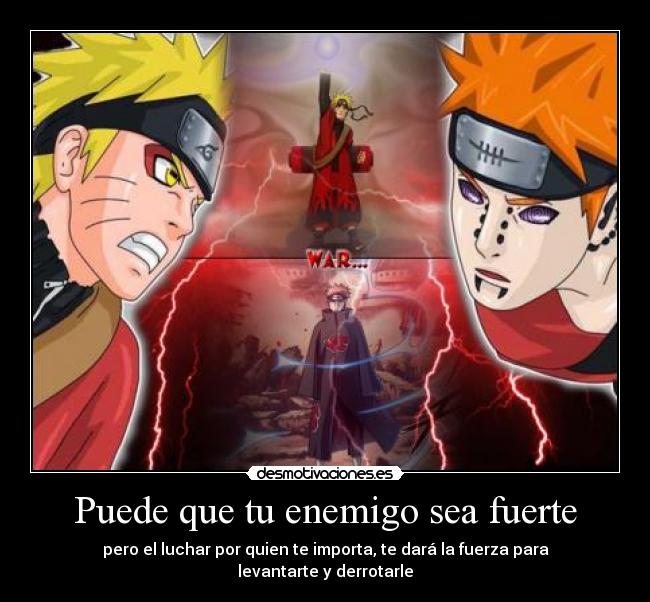 carteles enemigo narutopain desmotivaciones