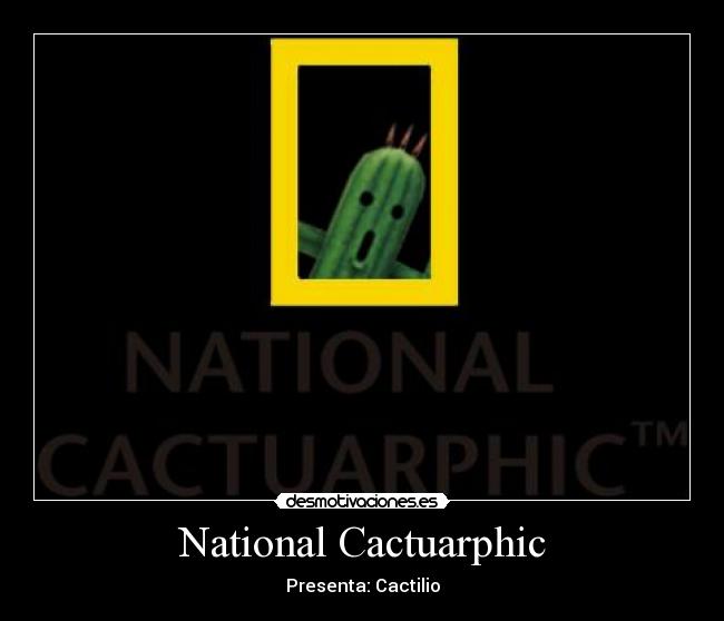 National Cactuarphic - Presenta: Cactilio