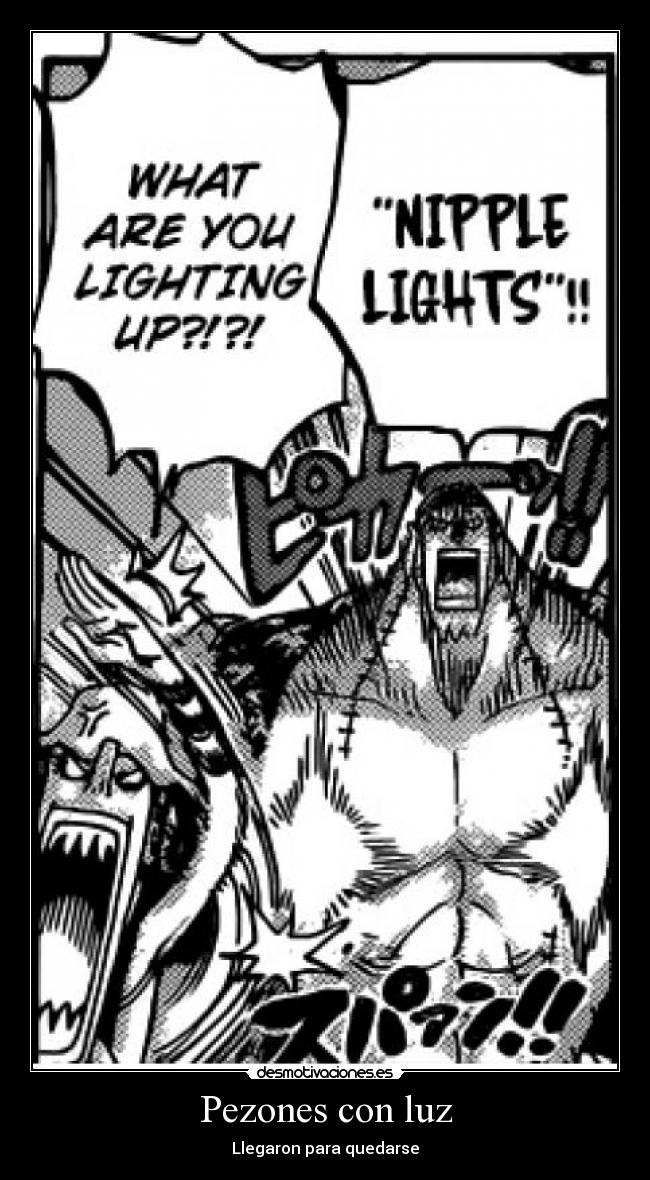Pezones con luz - Llegaron para quedarse