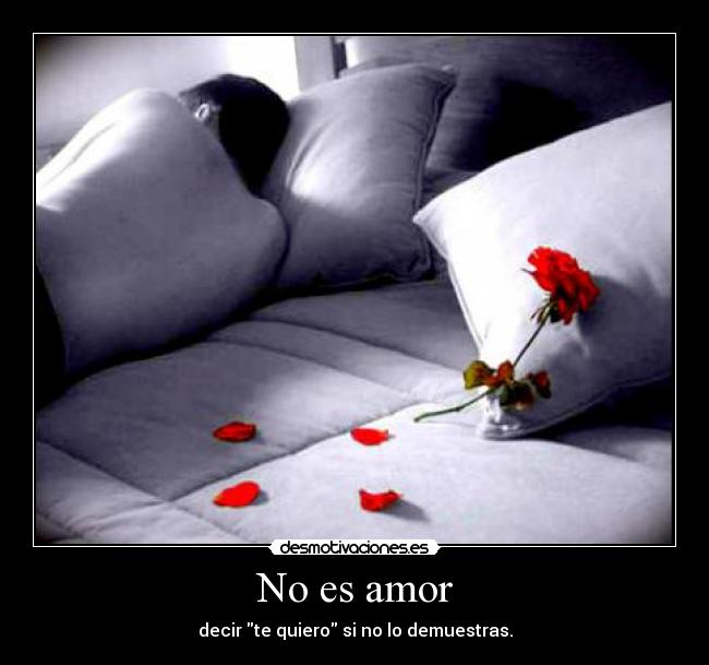 No es amor - 