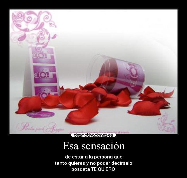 Esa sensación - 