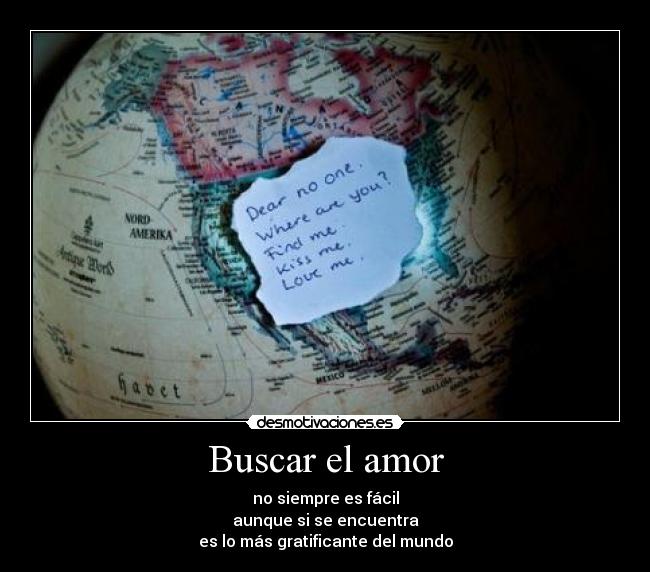 Buscar el amor -