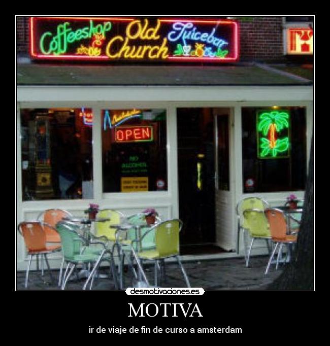 MOTIVA - ir de viaje de fin de curso a amsterdam