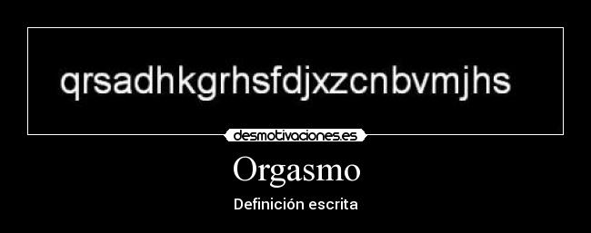 Orgasmo - 