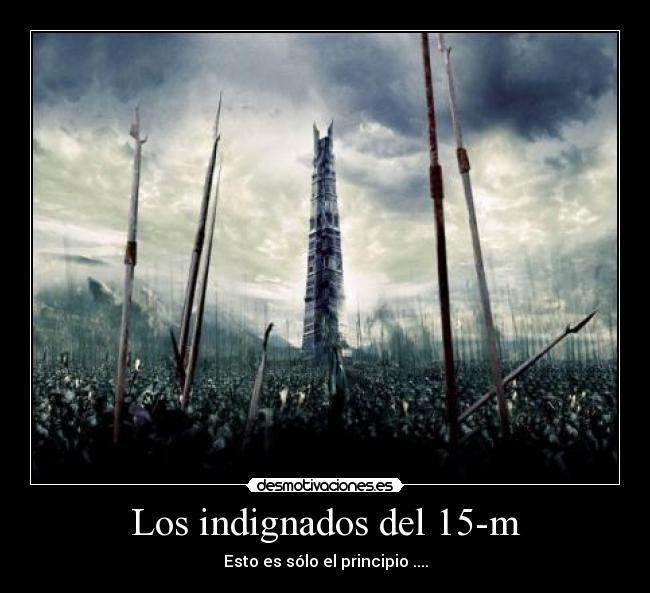 Los indignados del 15-m - 