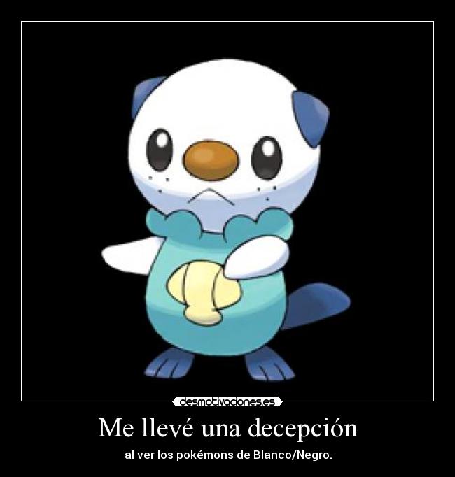 carteles pokemon oshawott desmotivaciones