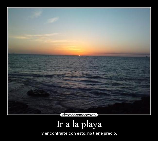 Ir a la playa - 