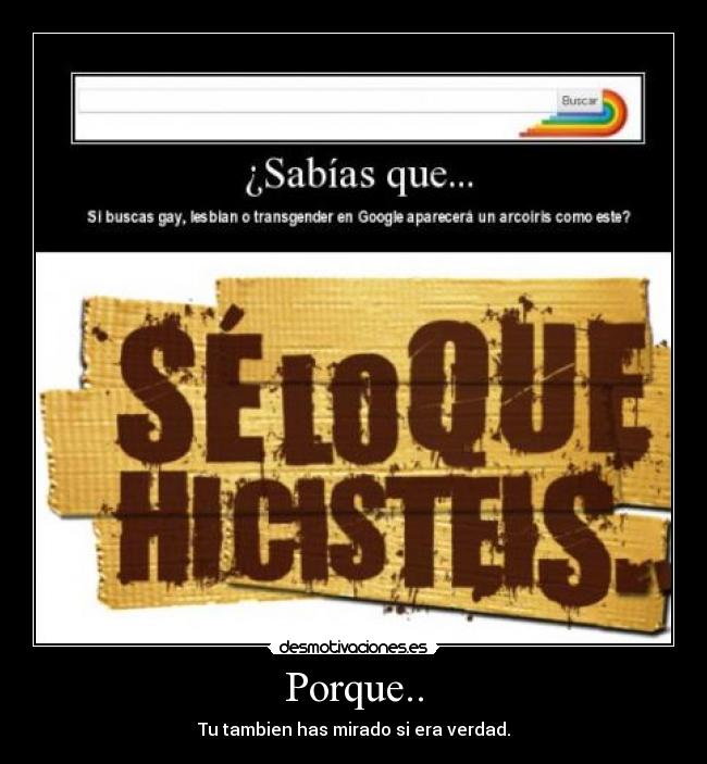 Porque.. -