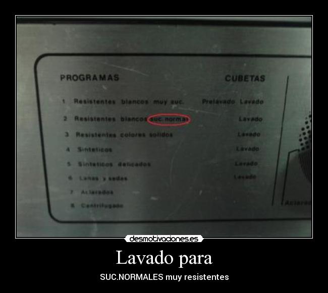 carteles lavado desmotivaciones