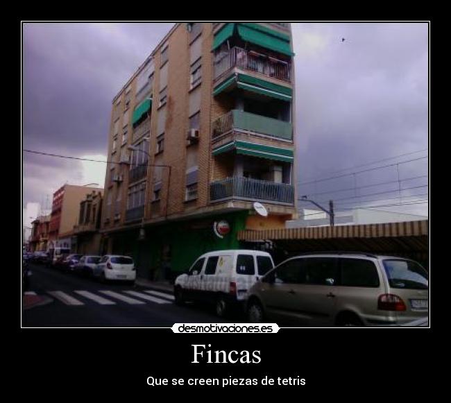 Fincas - Que se creen piezas de tetris