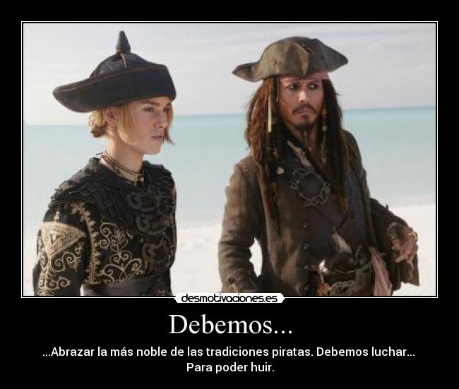 carteles piratas desmotivaciones