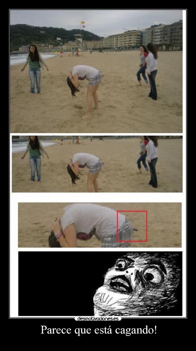 Parece que está cagando! -