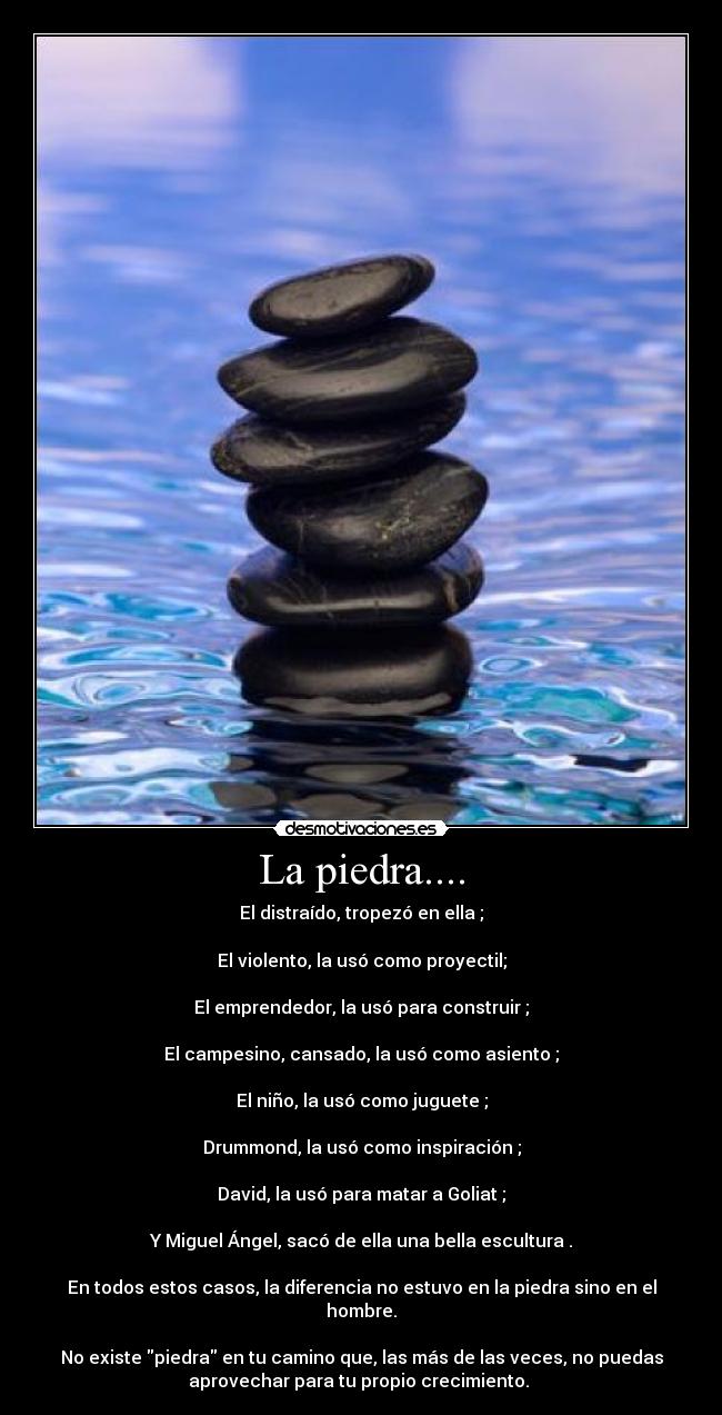La piedra.... - 