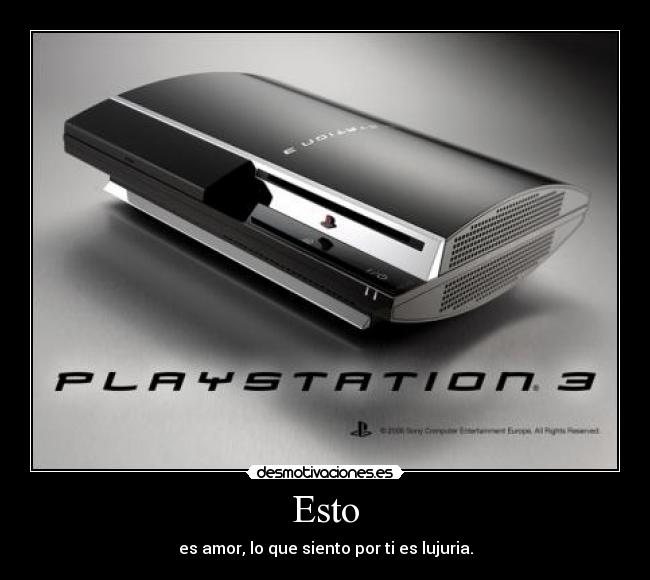 carteles amor lujuria ps3 playstation nidecona desmotivaciones