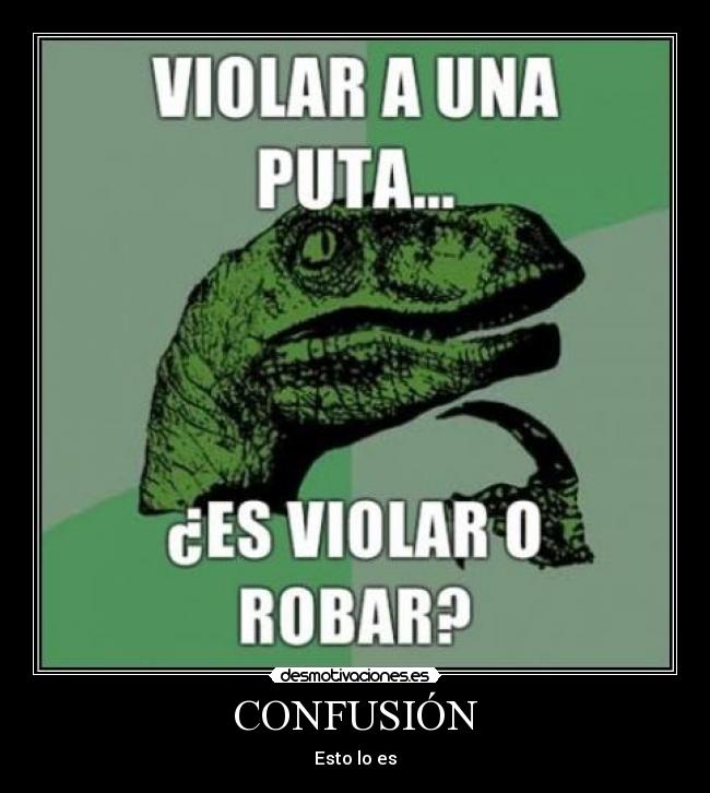 CONFUSIÓN -