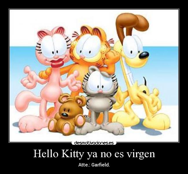 carteles hello kitty desmotivaciones