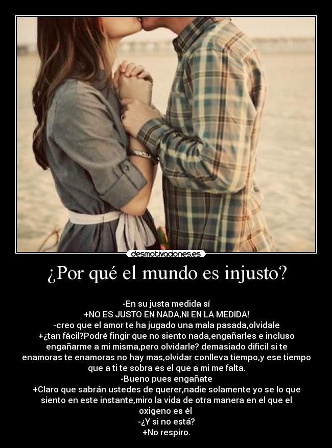 ¿Por qué el mundo es injusto? -