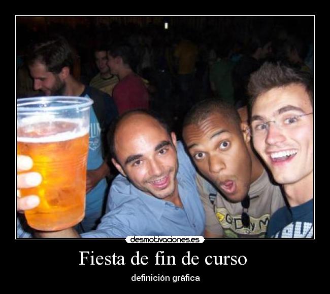Fiesta de fin de curso - definición gráfica