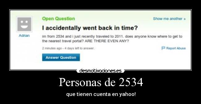 Personas de 2534 - que tienen cuenta en yahoo!