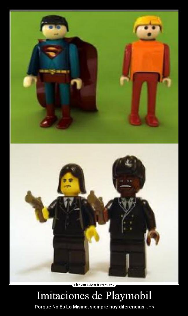 Imitaciones de Playmobil - Porque No Es Lo Mismo, siempre hay diferencias... ¬¬