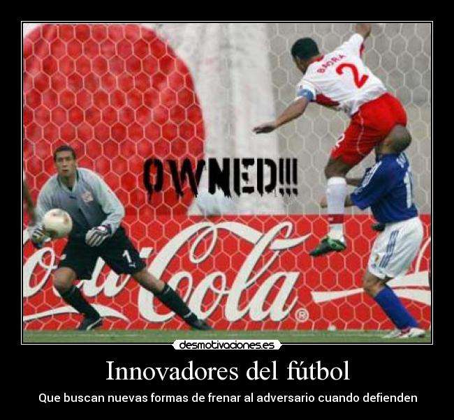 carteles futbol innovation desmotivaciones