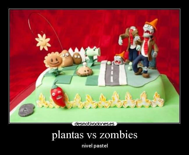 plantas vs zombies - nivel pastel