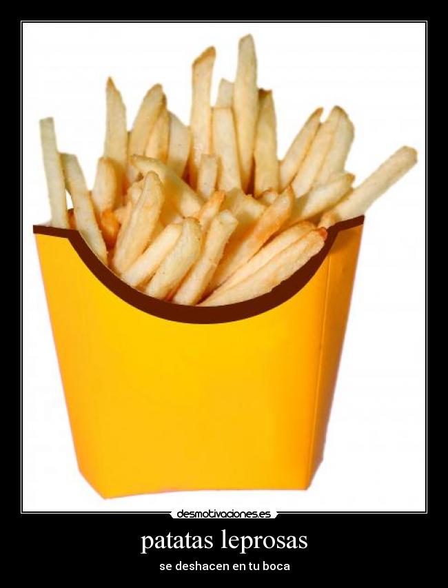 patatas leprosas - se deshacen en tu boca