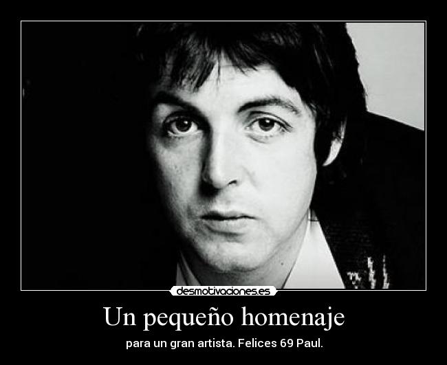 Un pequeño homenaje -