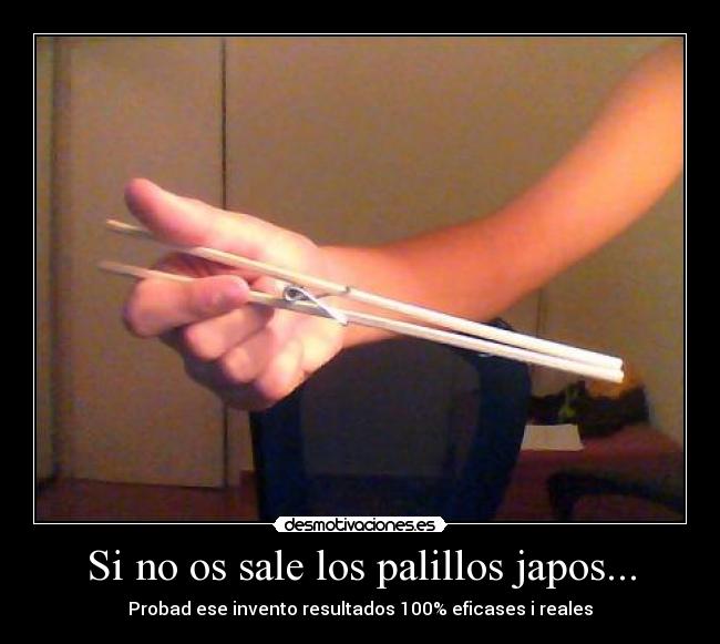 carteles palillos inventos desmotivaciones