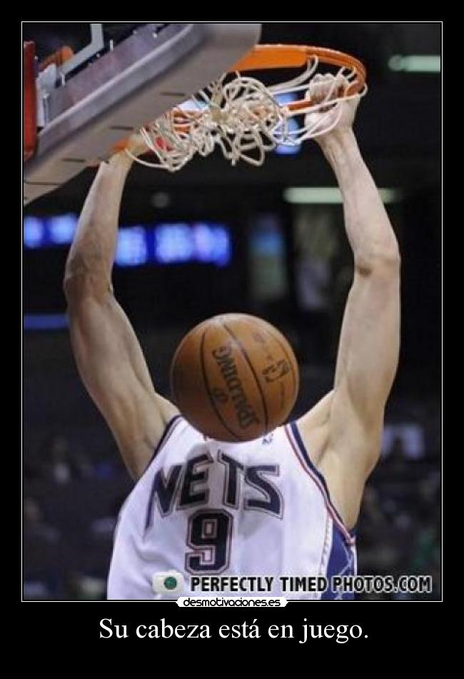 Su cabeza está en juego. - 