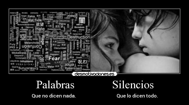 Palabras             Silencios - 