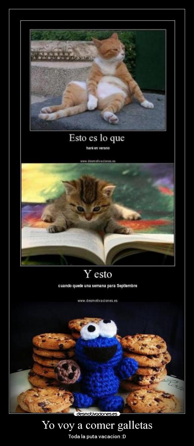 Yo voy a comer galletas -