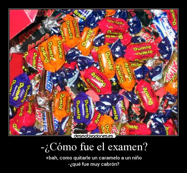 -¿Cómo fue el examen? - 