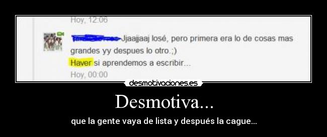 Desmotiva... - 