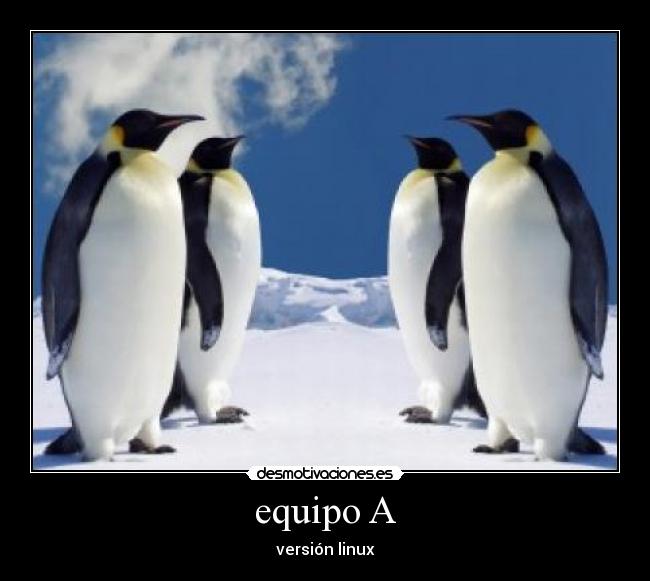 equipo A - versión linux