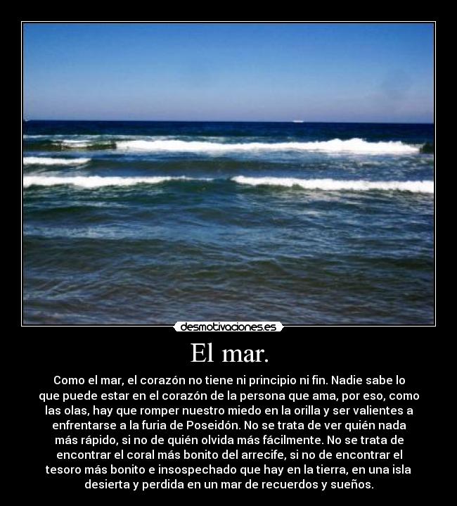 El mar. - 